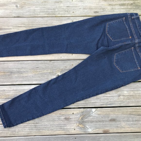 Forever 21 Women Jeans Dark Blue Stretched Jeans S - Picture 9 of 9